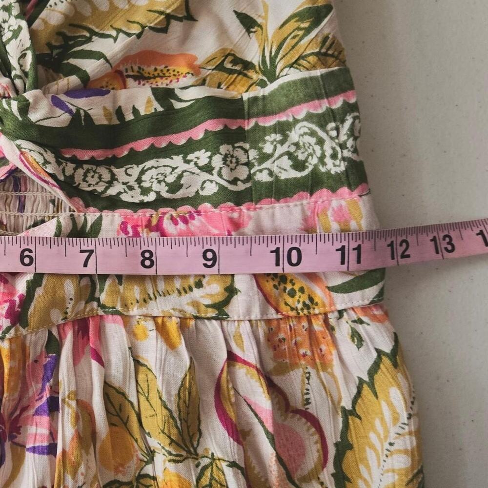 Angie floral maxi dress size S Rayon fabric - Picture 5 of 8